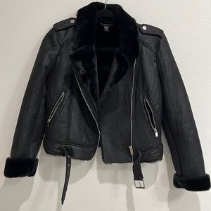 Zara leather jacket